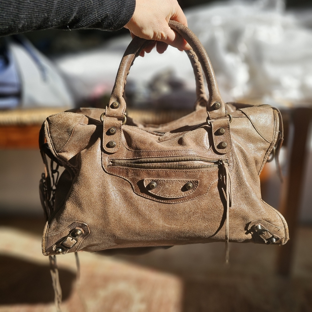 Authentic Balenciaga Classic City Moto Bag – Well Used / Priced Accordingly